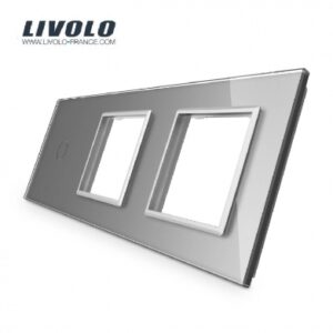 Plaque combinaison 1 boutons +1 prises + 1 prises